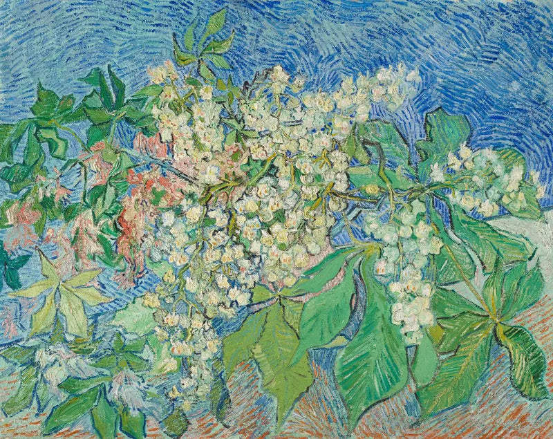 Kukkivat kastanjapuut - Vincent van Gogh