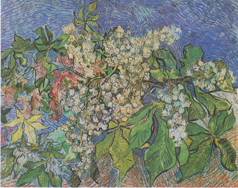 Kukkivat kastanjapuut - Vincent van Gogh