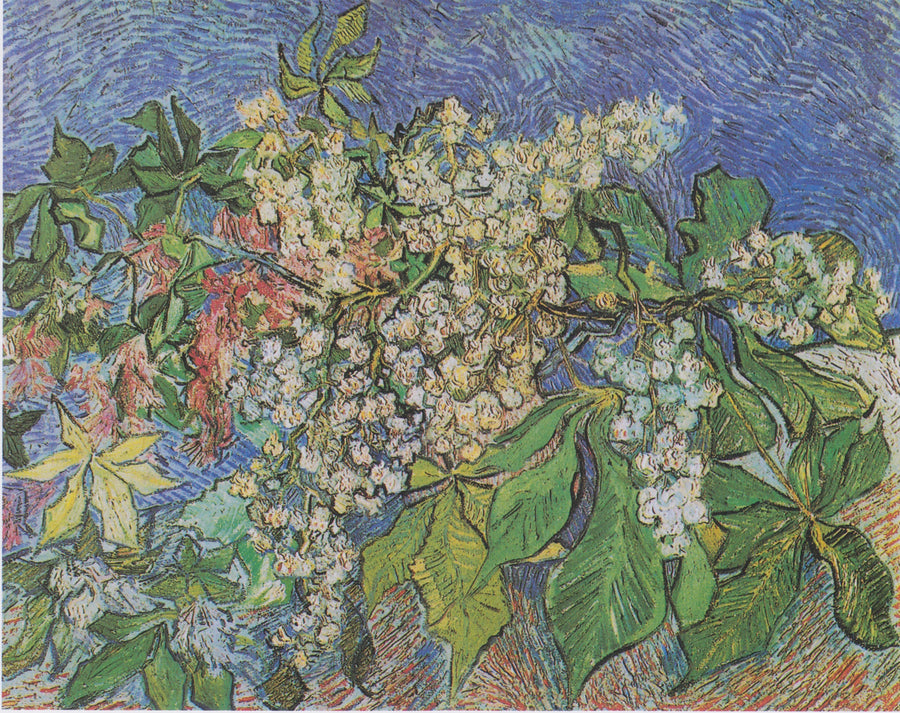 Kukkivat kastanjapuut - Vincent van Gogh