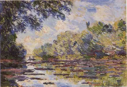 Seinen joki Givernyssä - Claude Monet