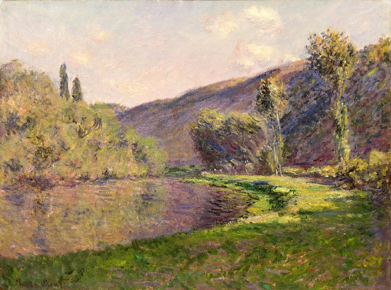 Le Bras de Jeufosse, iltapäivän loppuvaikutelma - Claude Monet
