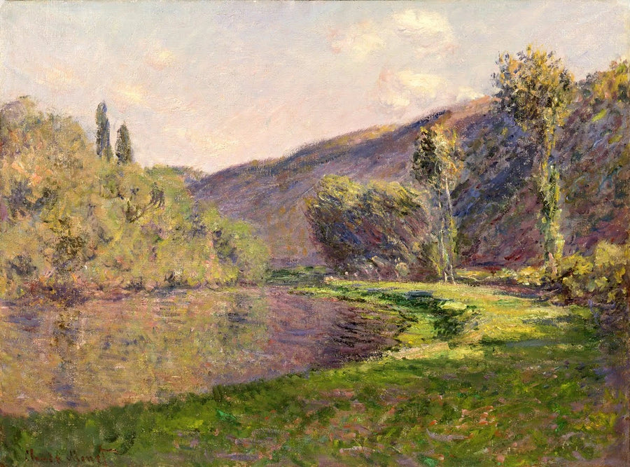 Le Bras de Jeufosse, iltapäivän loppuvaikutelma - Claude Monet