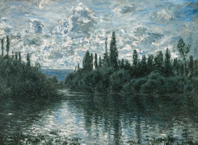 Bras de la Seine lähellä Véthereuil W482 - Claude Monet