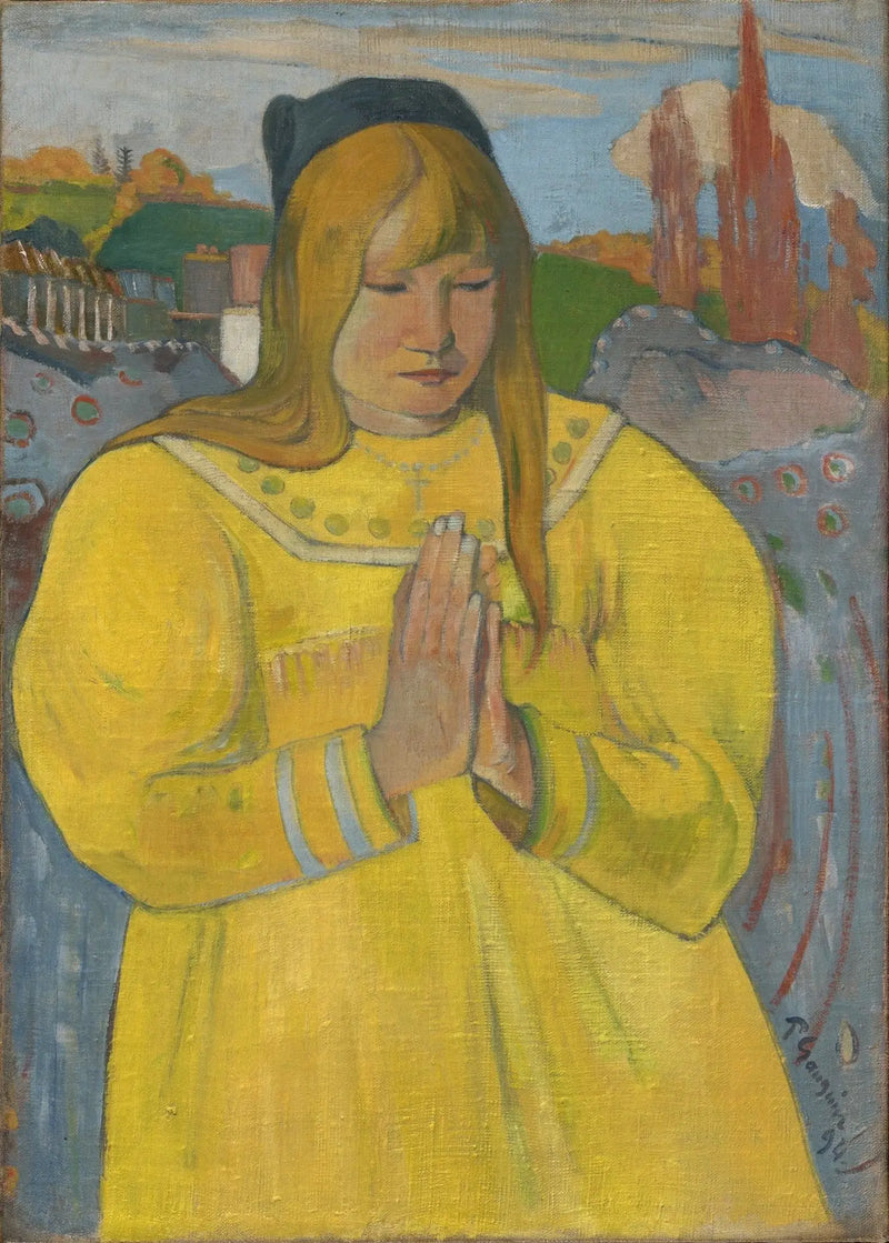 Rukoileva bretoni - Paul Gauguin