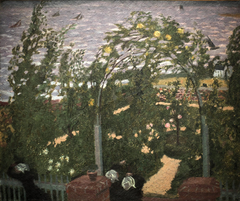 Bretonit auringonvarjossa - Maurice Denis