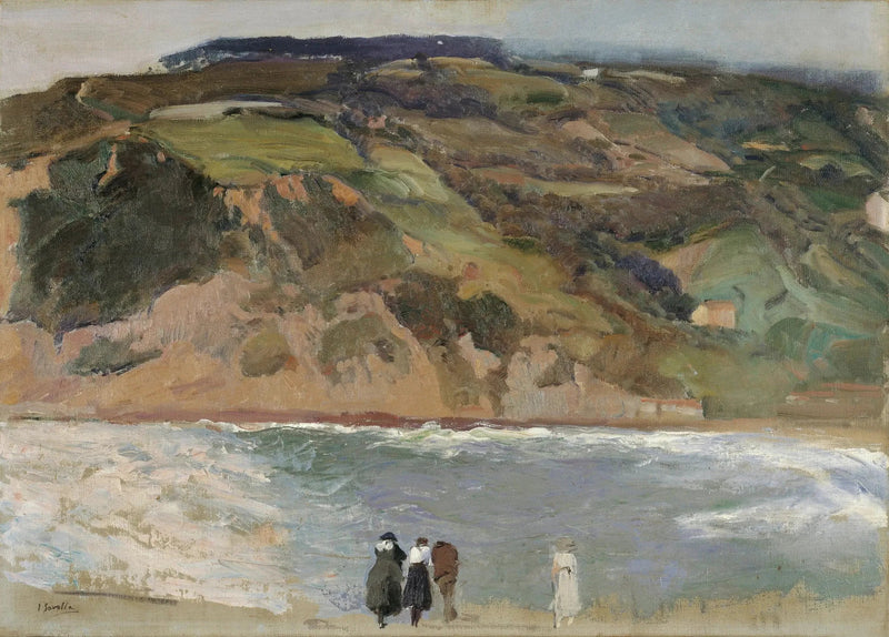 Aallonmurtaja Saint-Sebastiánissa - Joaquín Sorolla