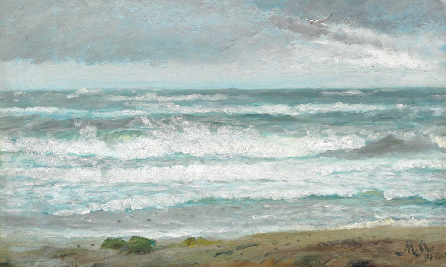 Skagenin aaltojen rikkominen. - Michael Peter Ancher