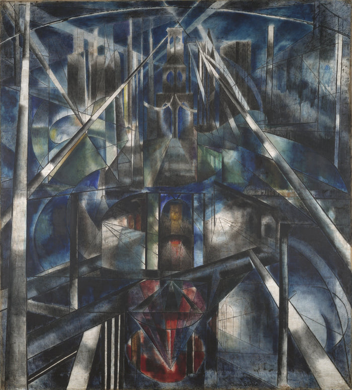 Brooklynin silta - Joseph Stella