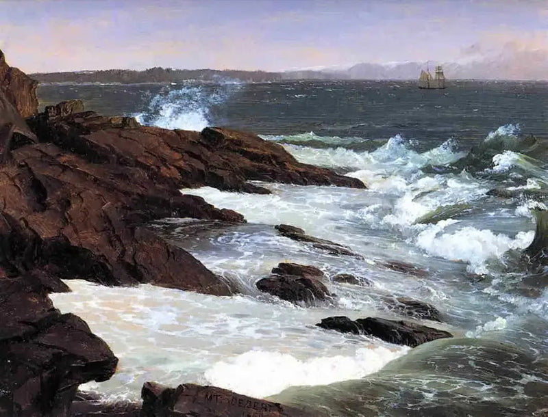 Sumua Mont Désertin edustalla - Frederic Edwin Church