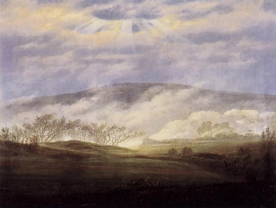 Sumua Elben laaksossa - Caspar David Friedrich
