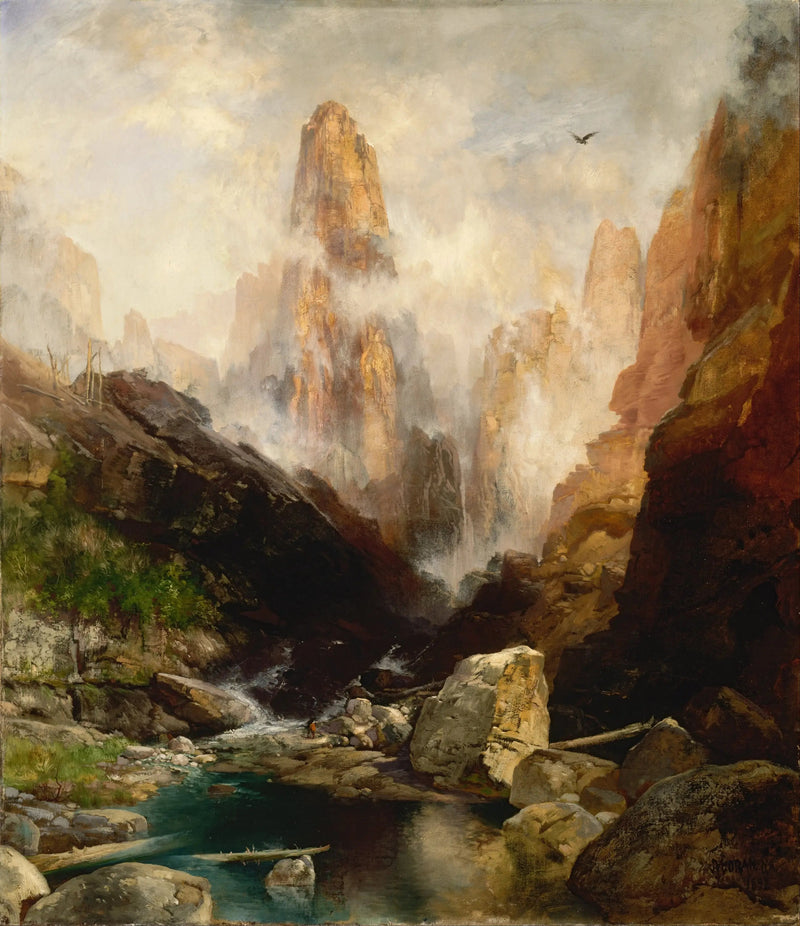 Sumua Kanabin kanjonissa, Utah - Thomas Moran