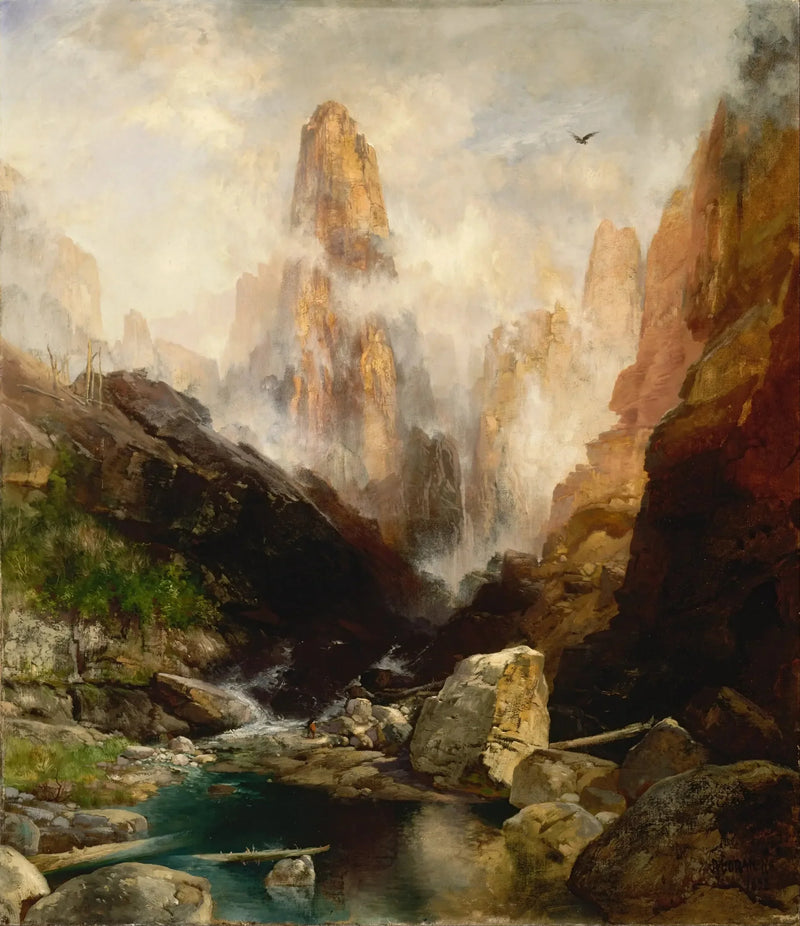 Sumua Kanabin kanjonissa, Utah - Thomas Moran