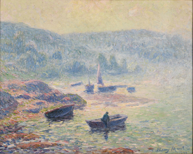 Sumua joen päällä Pont-Avenissa - Henry Moret