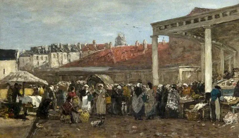 Bryssel, Vanha Kalatori - Eugène Boudin