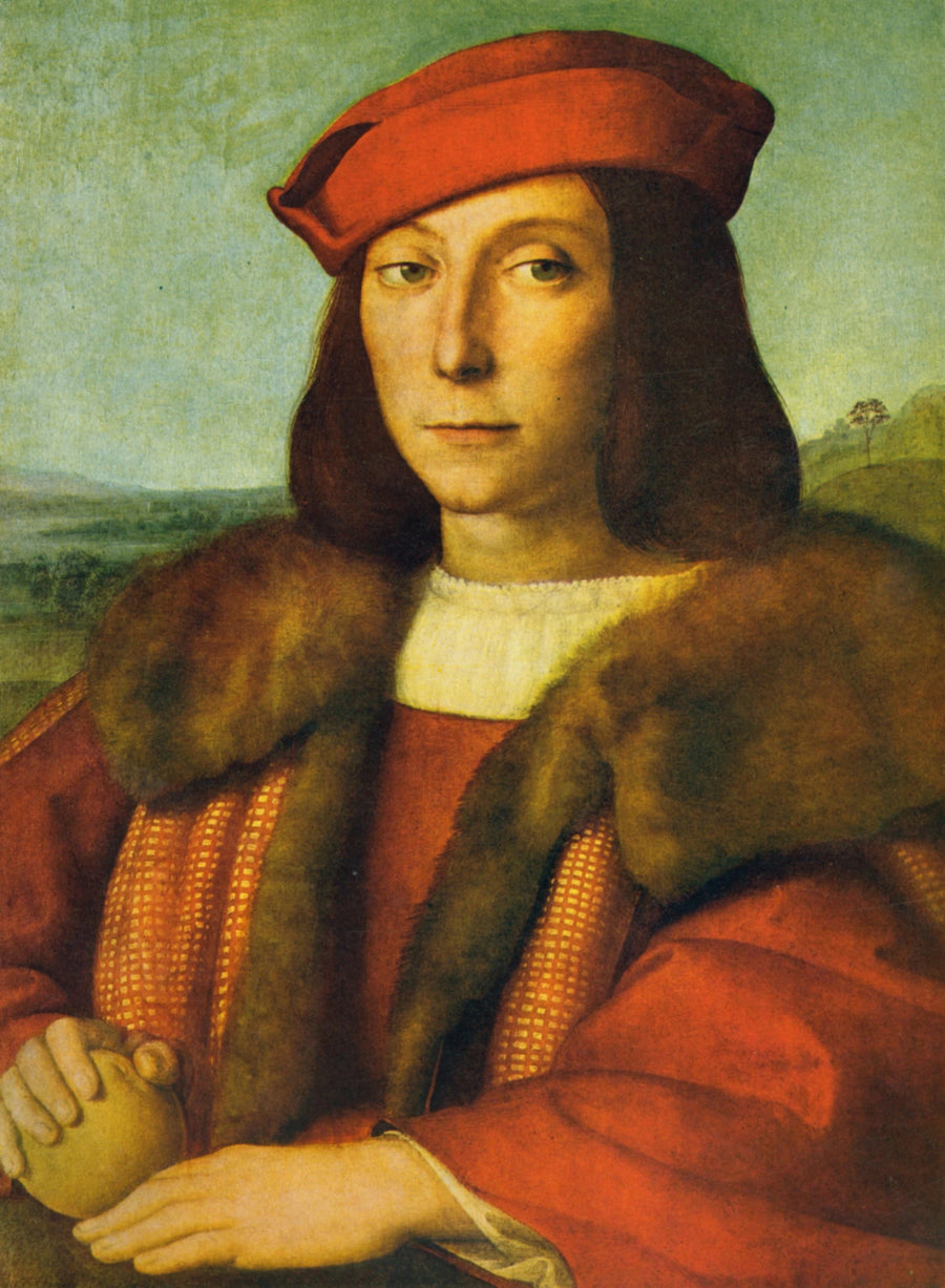 Nuori mies omenalla - Raphael Sanzio