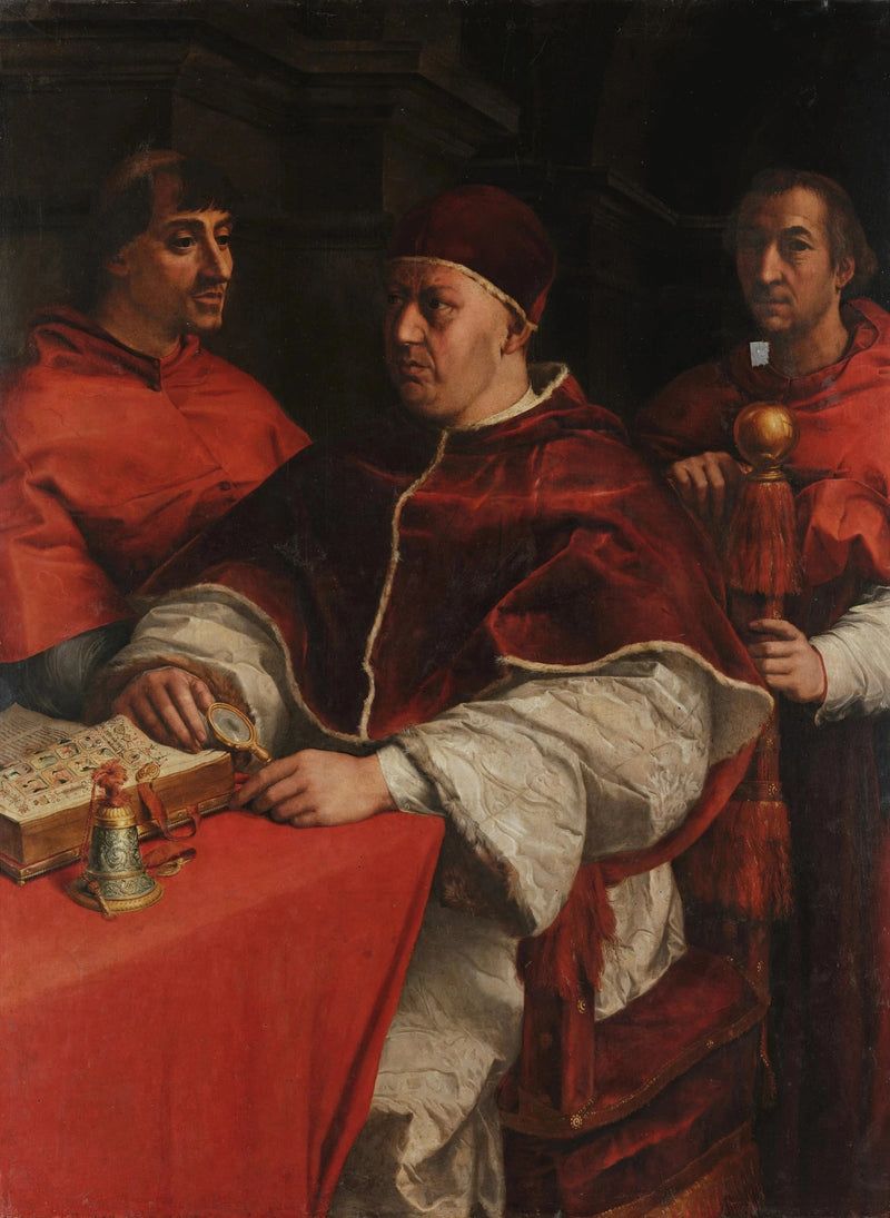 Paavi Leo X:n muotokuva - Raphael Sanzio