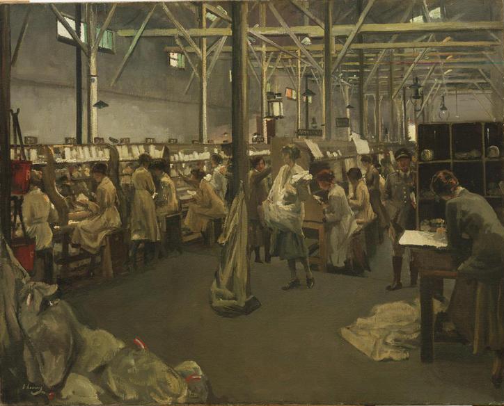 Sotilaspostitoimisto 3, Boulogne - John Lavery