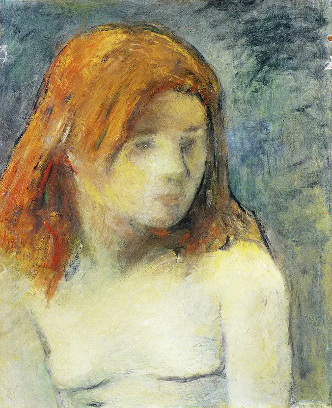 Alaston nuoren naisen rintakuva - Paul Gauguin
