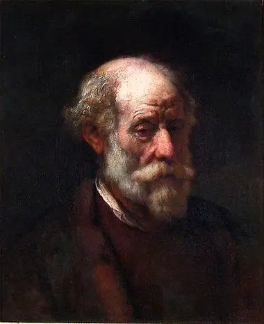 Vanhan miehen rintakuva - Rembrandt