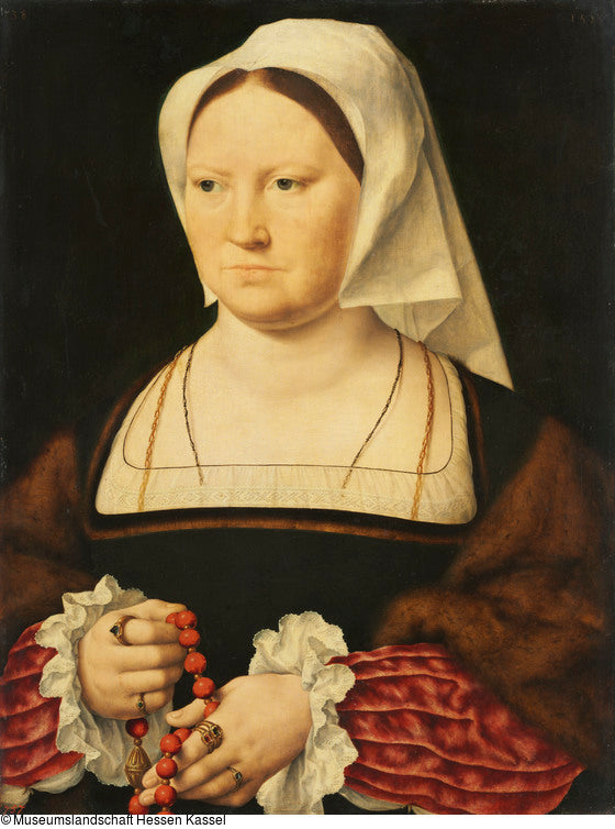 Naisen rintakuva - Joos van Cleve