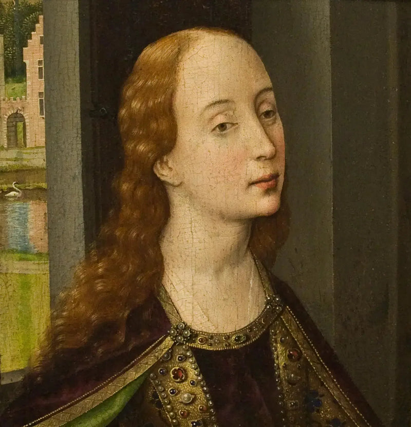 Catherine'n rintakuva (?) - Rogier van der Weyden
