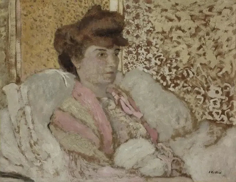 Naispatsas istuvasta naisesta (Misia Natanson) - Édouard Vuillard
