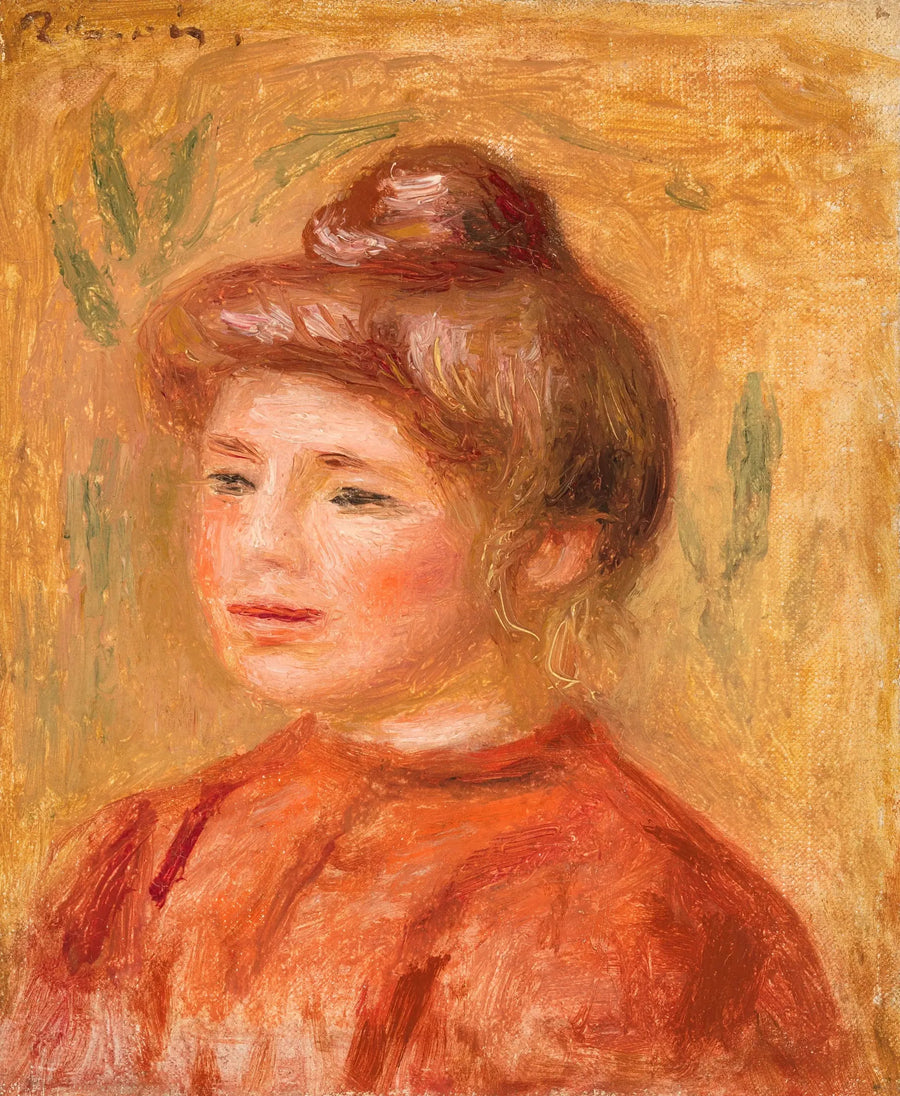 Nainen punaisessa - Pierre-Auguste Renoir