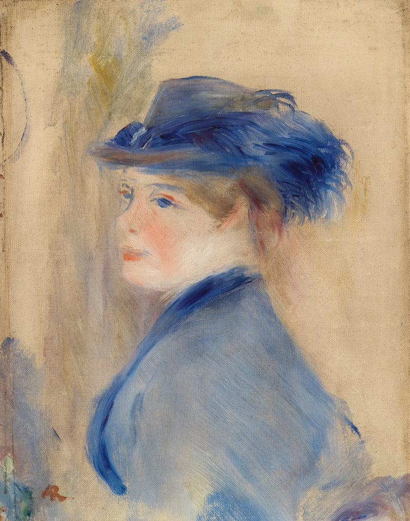 Naisten rintakuva - Pierre-Auguste Renoir