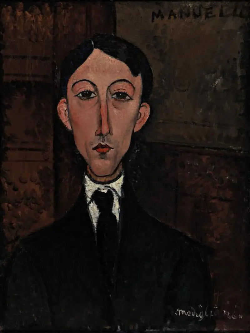 Manuel Humbertin rintakuva - Amedeo Modigliani