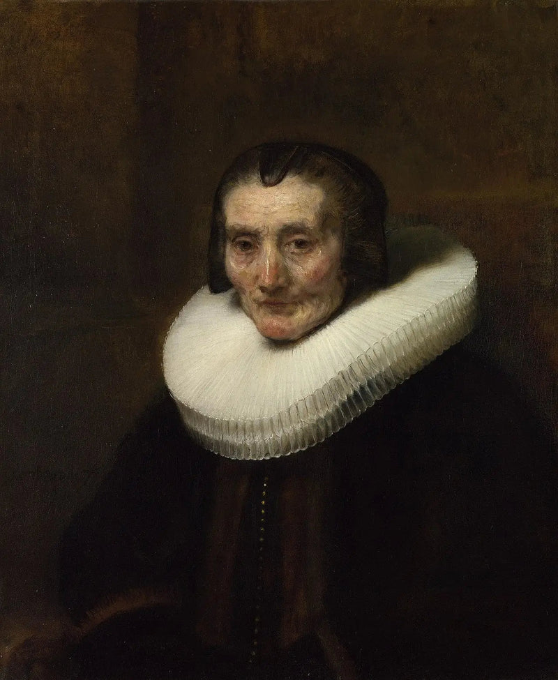 Margaretha de Geer - Rembrandt'n rintakuva