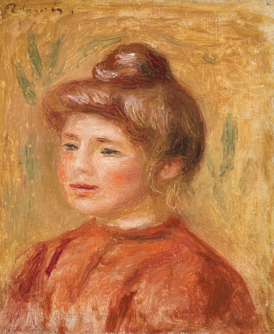 Nainen punaisessa - Pierre-Auguste Renoir