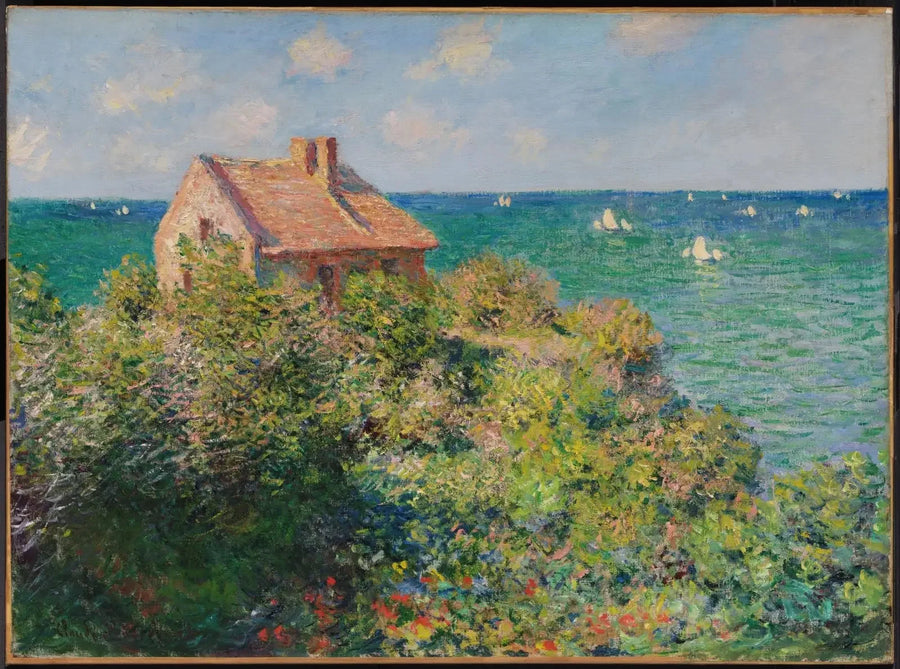 Kalastajan hytti Varengevillessä W805 - Claude Monet