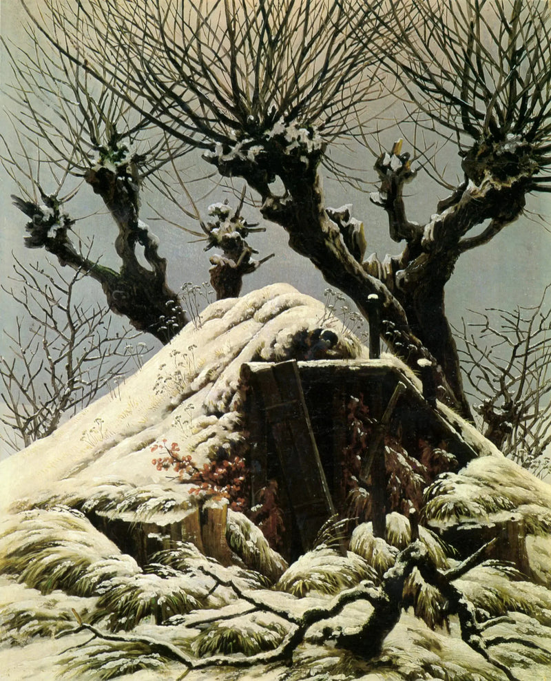 Lumimajan alla - Caspar David Friedrich