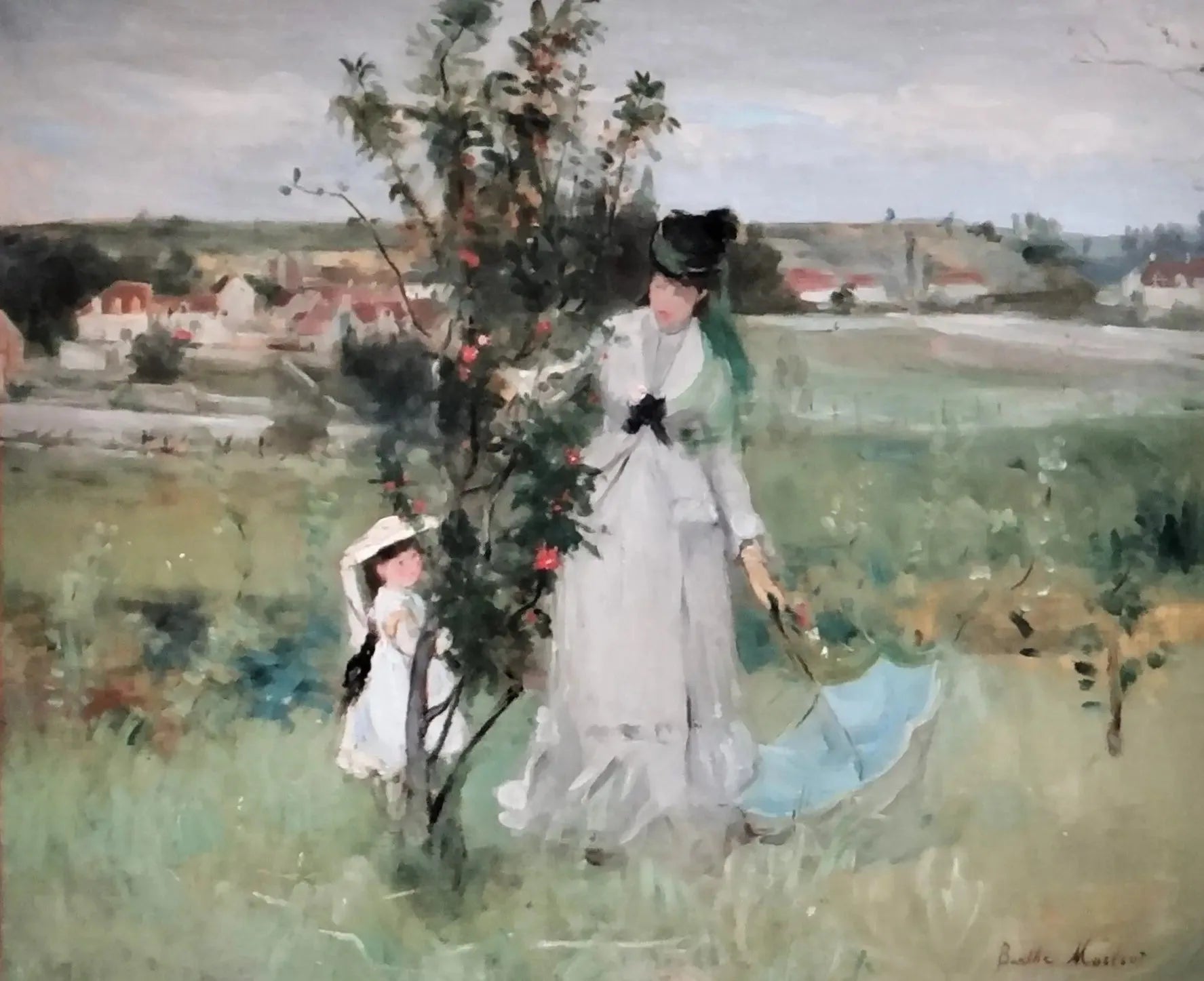 Cache-cache - Berthe Morisot image 1 copie de tableau peinte à la main
