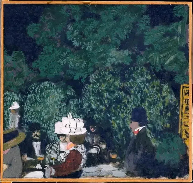 Boulogne'n puu-kahvila - Édouard Vuillard