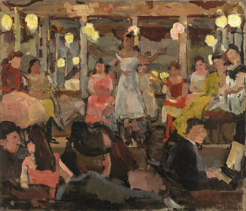 Café-Chantant Nesissä Amsterdamissa - Isaac Israel