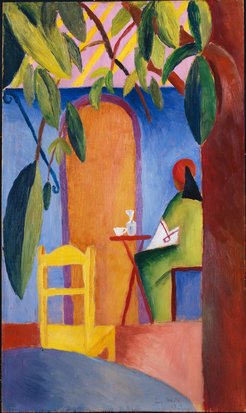 Turkilainen kahvila - August Macke
