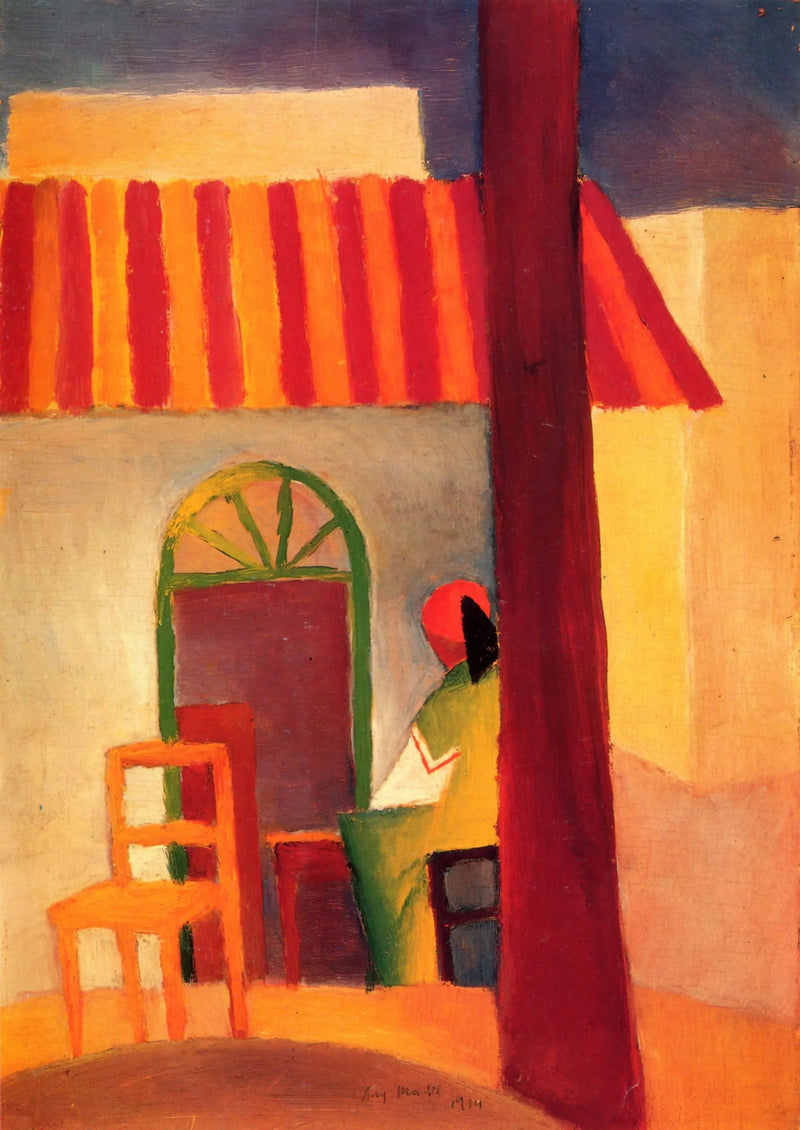 Turkilainen kahvila - August Macke