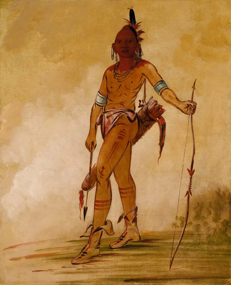 Cáh-he-ga-shín-ga, pieni kokki - George Catlin
