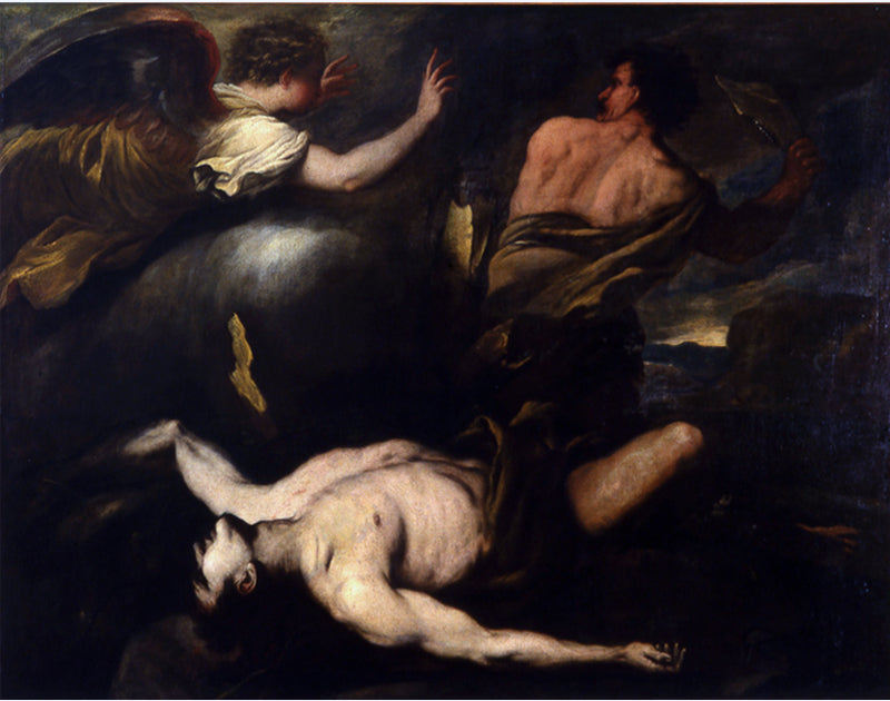 Kain ja Abel - Luca Giordano