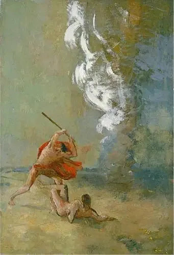 Kain ja Abel - Odilon Redon