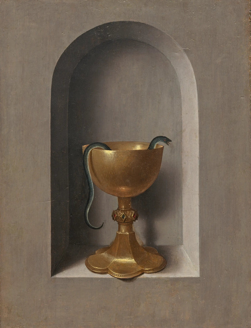 Pyhän Johanneksen Evankelista - Hans Memling [revers]