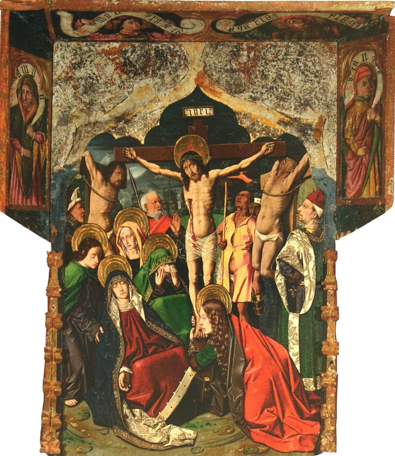 Sainte Engratia alttaritaulun Calvaire - Bartolomé Bermejo