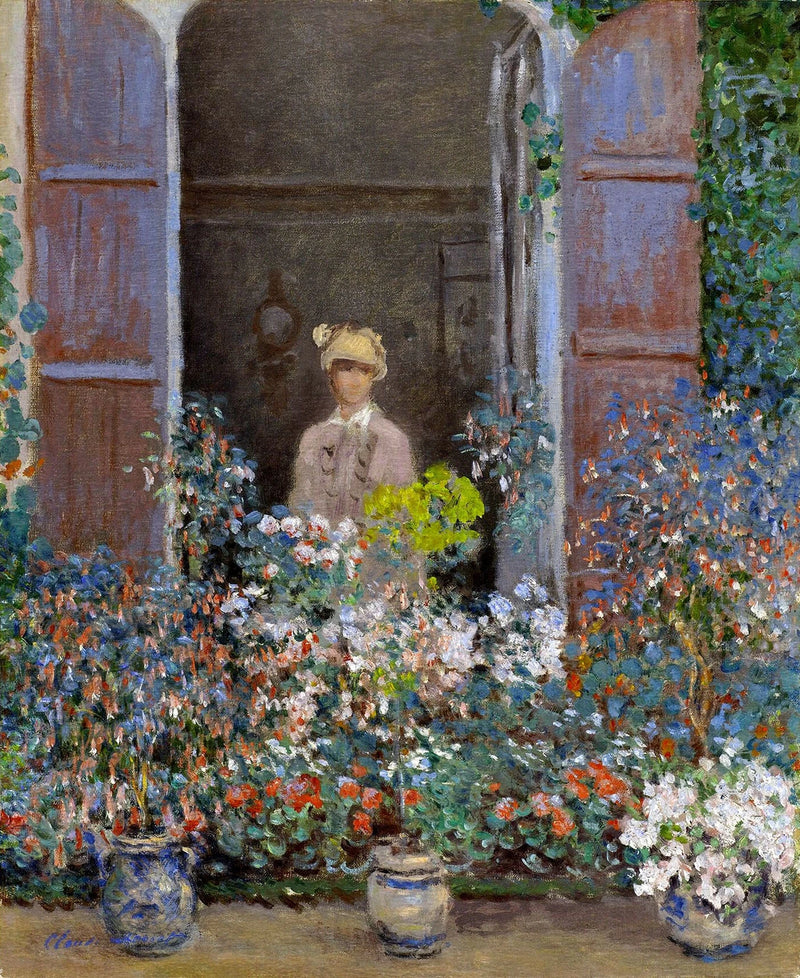 Camille ikkunassaan, Argenteuil W287 - Claude Monet