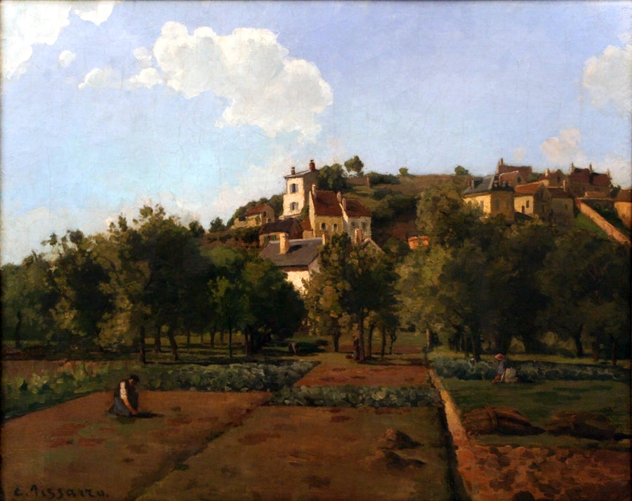 Les Jardins de l’Hermitage, Pontoise - Camille Pissarro