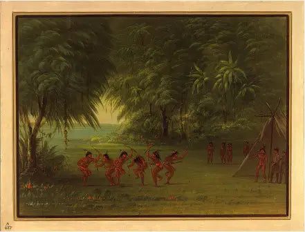 Tapuyun leiri - George Catlin
