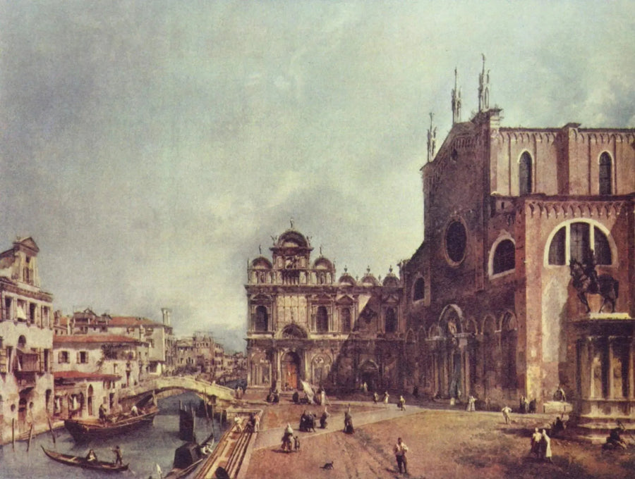 Campo Santi Giovanni e Paolo ja San Marco - Canaletto