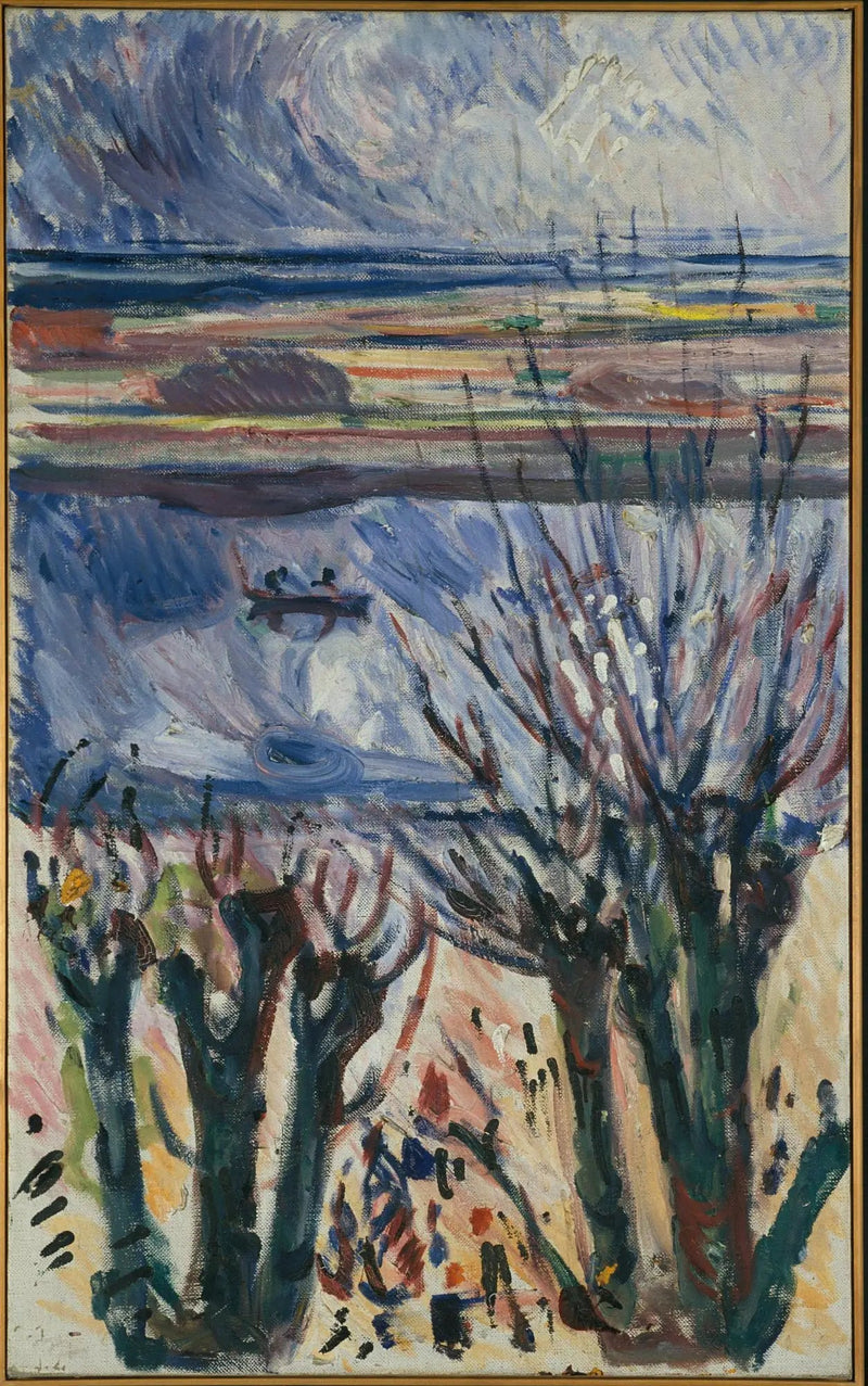 kanaali Warnemündessä - Edvard Munch