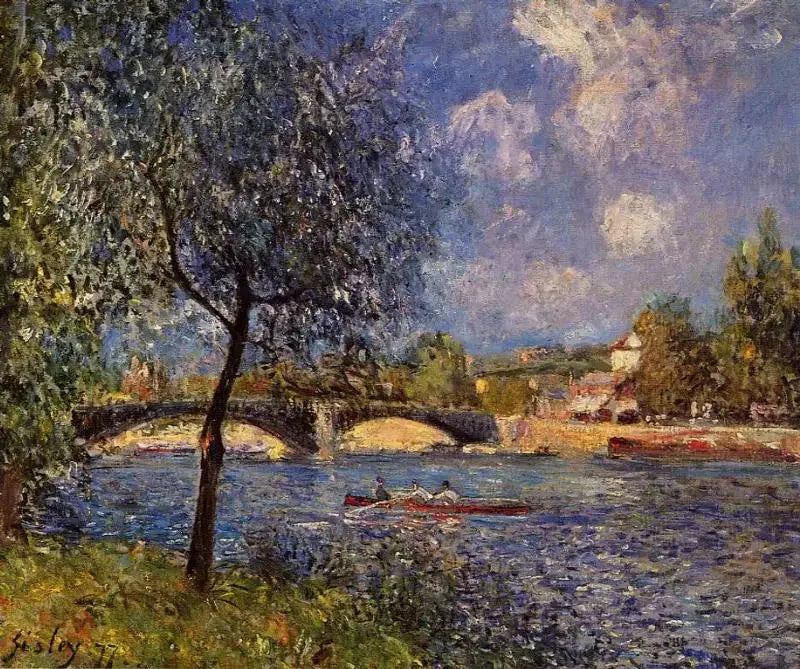 Bristolin kanava, ilta - Alfred Sisley
