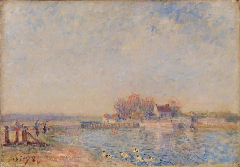 Saint Mammèsin kanava – Loing (Saint Mammès – Loingin kanava) - Alfred Sisley